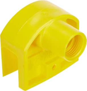 Grasmaaierreiniger klem 15x12x7 cm geel