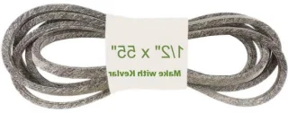 Grasmaaierriem 1/2 x 55 inch zwart
