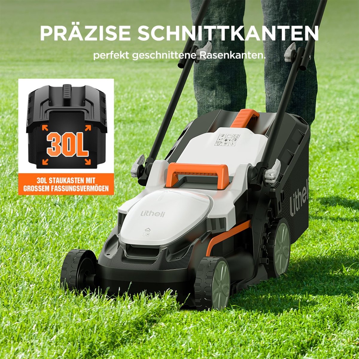Grastrimmer Accu Elektrisch Kantenmaaier Grasmaaier