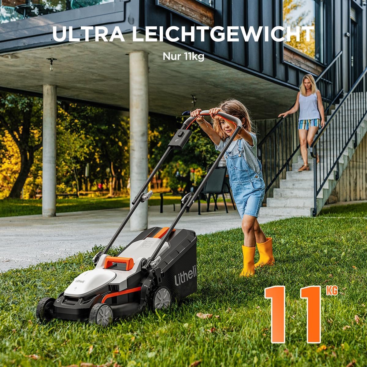 Grastrimmer Accu Elektrisch Kantenmaaier Grasmaaier