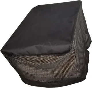 Graszak grasmaaier - 39x35x85cm - zwart