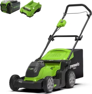 Greenworks 40V 41cm 2-in-1 Grasmaaierset