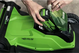 Greenworks 40V 41cm 2-in-1 Grasmaaierset