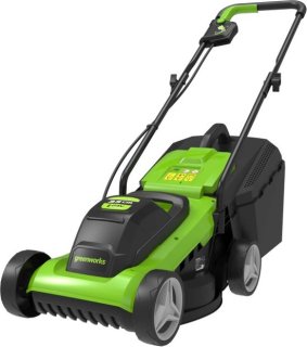 Compact en stil: Greenworks 24V Accu Grasmaaier GD24LM33