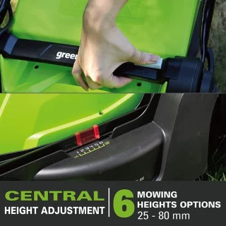 Greenworks G24X2LM41K4X 48V Accu Grasmaaier Set
