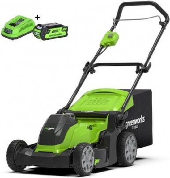 Greenworks G40LM41K2 41 cm Accu Grasmaaier inclusief Accu en Lader review