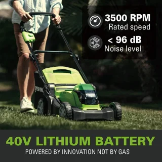 Greenworks G40LM41K2X accu grasmaaier 40V 2x2AH