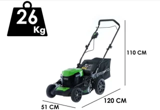 Greenworks G48LM46 48V Accu Grasmaaier 46 cm