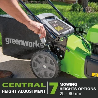 Greenworks GD40LM46SPK4X Accugrasmaaier 40V inclusief accu's en lader