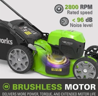 Greenworks Grasmaaier 48V accu set 4x4Ah