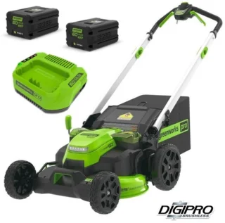 Greenworks PRO GD60LM61K4X accu grasmaaier