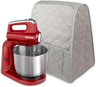 Grijze stofkap voor standmixer