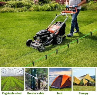Gronddoekpennen 40 stuks 8,5x2 cm - Grondnagels voor robotmaaierkabels