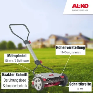 Handgrasmaaier 38 cm