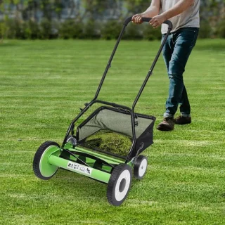 Handgrasmaaier kooimaaier 16 inch groen