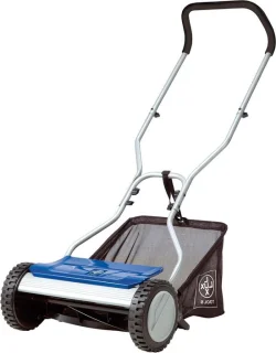 Handgrasmaaier kooimaaier 38 cm maaibreedte blauw