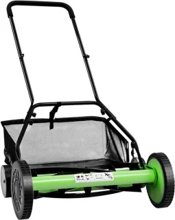 Handgrasmaaier roterend 50 cm groen zwart