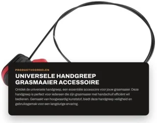 Handgreep universeel kunststof