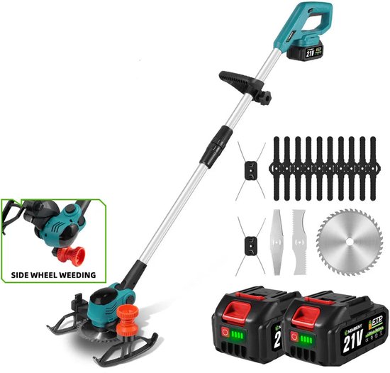 Handmaaier 3000W 6" Elektrisch Accu 21V/18V - Inclusief 2x Accu