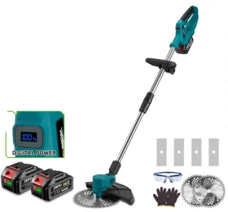 Handmaaier Bosch Accu Grasmaaier 4000W 9 Inch Borstelloos 2x Accu