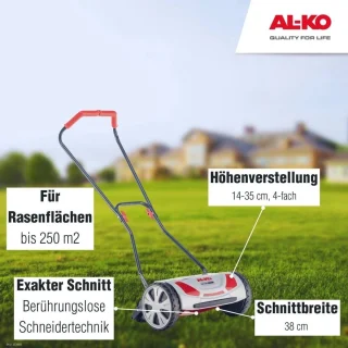 Handmatige grasmaaier 38 cm