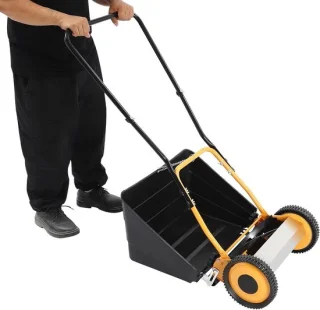 Handmatige grasmaaier - duwmaaier 30 cm Zwart/Groen