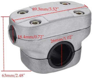 Handvatbeugel voor strimmer, trimmer en grasmaaier - 26 mm