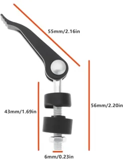 Handvatmoer grasmaaier 55x56 mm