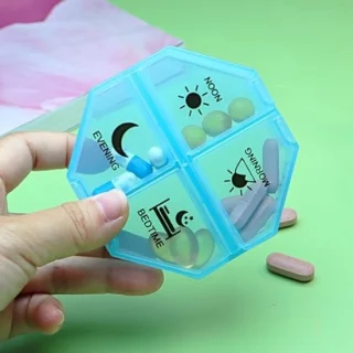 Haofy Medicijncontainer 7 dagen, 28 compartimenten