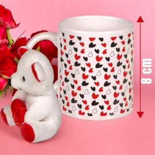 Hart en Pluche Teddybeer - Koffiemok