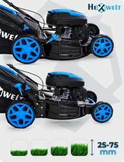 Hexwelt HW-KS-200 Benzine Grasmaaier 51 cm met Aandrijving