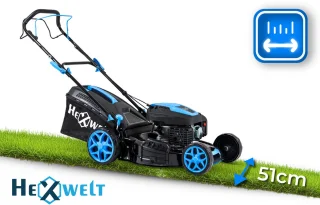 Hexwelt HW-KS-200 Benzine Grasmaaier 51 cm met Aandrijving