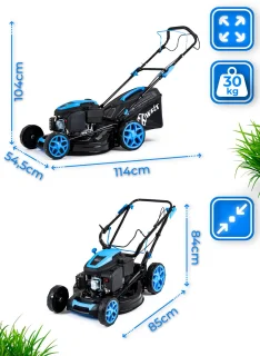 Hexwelt HW-KS-200 Benzine Grasmaaier 51 cm met Aandrijving