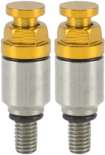 Honda Voorvorkventielen M5x0.8 (set van 2) - Geel