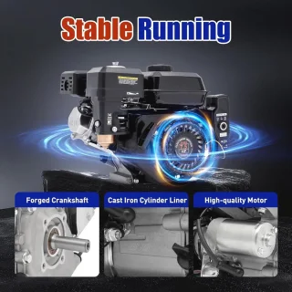 Horizontale viertaktmotor 7,5 pk (212 cc)