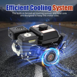 Horizontale viertaktmotor 7,5 pk (212 cc)
