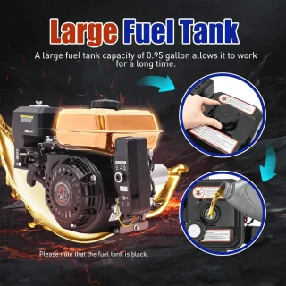 Horizontale viertaktmotor 7,5 pk (212 cc)