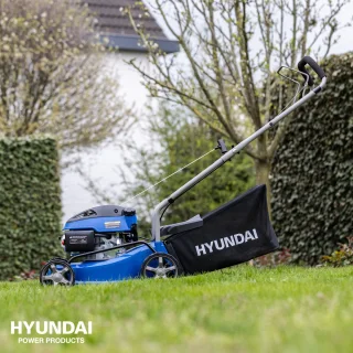 Hyundai benzine grasmaaier 79,8 cc 40L opvangzak