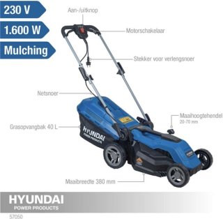Hyundai Elektrische Grasmaaier type 57050 review