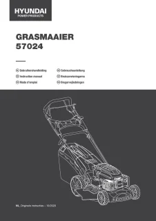 HYUNDAI grasmaaier benzine 51cm 196cc zelfrijdend