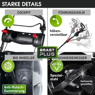 Indsutrialhome BRAST Benzine Trike Grasmaaier