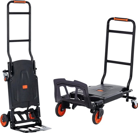 Inklapbare Steekwagen Plateauwagen Transportkar