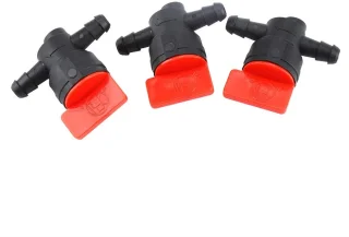 JHUBERS brandstofgastank afsluiter set (3 filters, 3 kleppen, 6 klemmen)