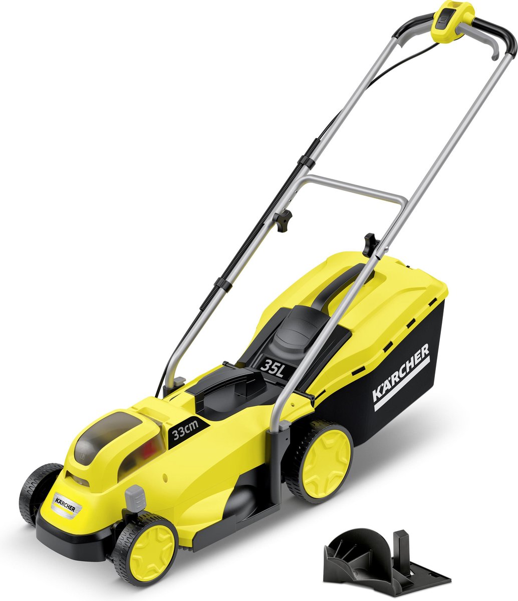 Wat vinden we goed aan de Kärcher 18V Grasmaaier zonder accu