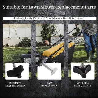 Wat vinden we goed aan de KARZO Handvat voor grasmaaier met driehoekknoppen, incl. moer en bout