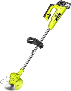 Kleine grasmaaier - gazon trimmer - groen