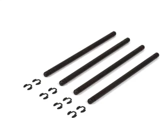 Kleine motoras set van 4 - zilver