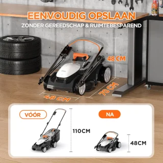 Litheli Accu grasmaaier 37 cm