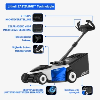 Litheli Easysurge accu grasmaaier
