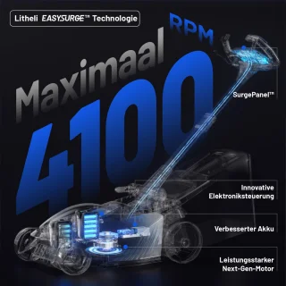 Litheli Easysurge accu grasmaaier